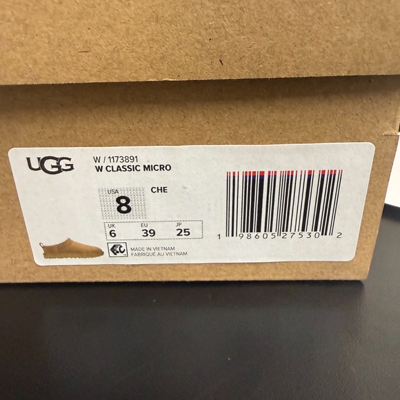 UGG WOMEN'S CLASSIC MICRO (CHESTNUT) - Picture 3 of 3